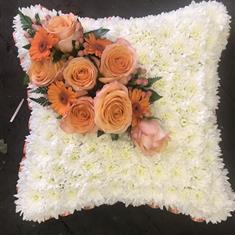 Peaches and creams cushion 