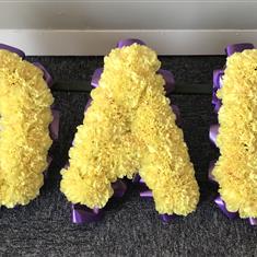 DAD yellow and purple 