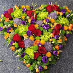 Jewelled toned hearts 