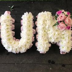 MUM X tribute letters 