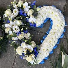 Half n half open heart 